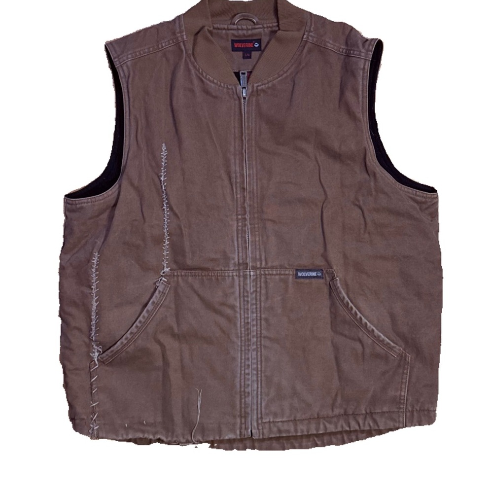 Wolverine Men's Dark Brown Utility Vest